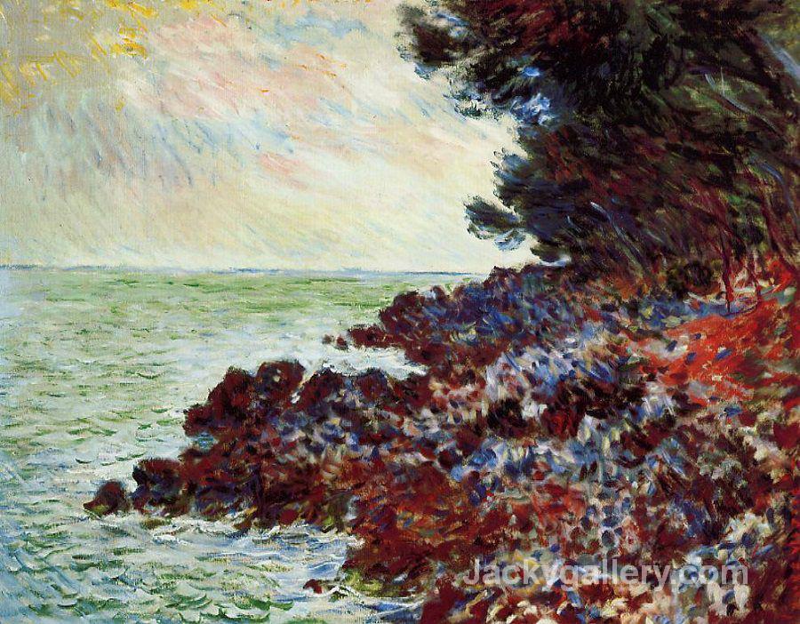 Cap martin morning effect by Claude Monet paintings reproduction